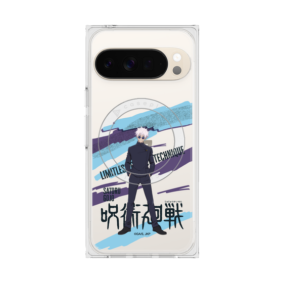 プレミアムスクエアケース with Pixelsnap［ 呪術廻戦 - 立ち絵 - 五条 悟（懐玉・玉折） ］