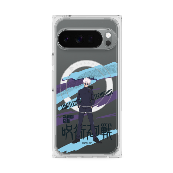 プレミアムスクエアケース with Pixelsnap［ 呪術廻戦 - 立ち絵 - 五条 悟（懐玉・玉折） ］