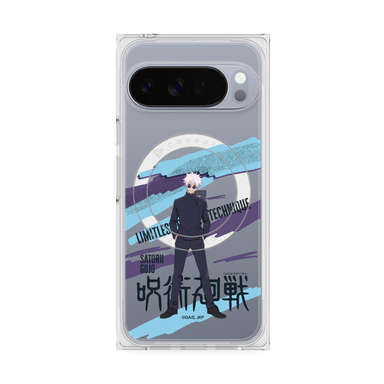 プレミアムスクエアケース with Pixelsnap［ 呪術廻戦 - 立ち絵 - 五条 悟（懐玉・玉折） ］