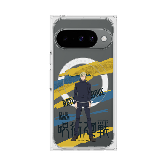 プレミアムスクエアケース with Pixelsnap［ 呪術廻戦 - 立ち絵 - 七海 建人（懐玉・玉折） ］