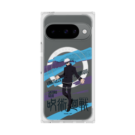 プレミアムスクエアケース with Pixelsnap［ 呪術廻戦 - 立ち絵 - 五条 悟 ］