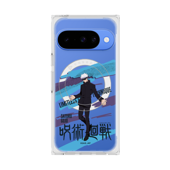 プレミアムスクエアケース with Pixelsnap［ 呪術廻戦 - 立ち絵 - 五条 悟 ］