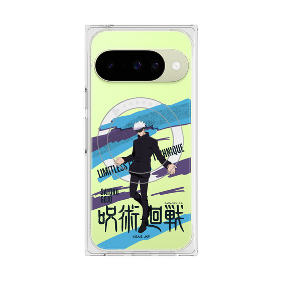 プレミアムスクエアケース with Pixelsnap［ 呪術廻戦 - 立ち絵 - 五条 悟 ］