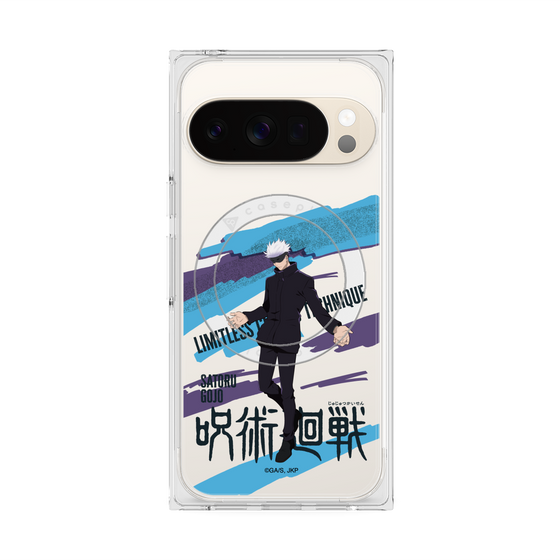 プレミアムスクエアケース with Pixelsnap［ 呪術廻戦 - 立ち絵 - 五条 悟 ］