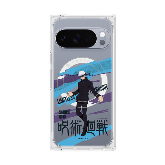 プレミアムスクエアケース with Pixelsnap［ 呪術廻戦 - 立ち絵 - 五条 悟 ］