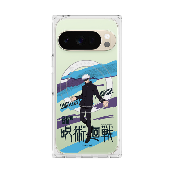 プレミアムスクエアケース with Pixelsnap［ 呪術廻戦 - 立ち絵 - 五条 悟 ］
