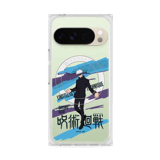 プレミアムスクエアケース with Pixelsnap［ 呪術廻戦 - 立ち絵 - 五条 悟 ］