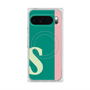プレミアムスクエアケース with Pixelsnap［ オリジナル - initial color line - S green ］