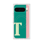 プレミアムスクエアケース with Pixelsnap［ オリジナル - initial color line - T green ］