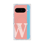 プレミアムスクエアケース with Pixelsnap［ オリジナル - initial color line - W pink ］
