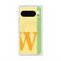 プレミアムスクエアケース with Pixelsnap［ オリジナル - initial color line - W yellow ］