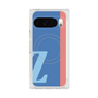プレミアムスクエアケース with Pixelsnap［ オリジナル - initial color line - Z blue ］
