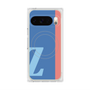 プレミアムスクエアケース with Pixelsnap［ オリジナル - initial color line - Z blue ］
