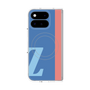 プレミアムスクエアケース with Pixelsnap［ オリジナル - initial color line - Z blue ］