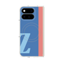 プレミアムスクエアケース with Pixelsnap［ オリジナル - initial color line - Z blue ］