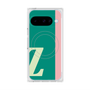 プレミアムスクエアケース with Pixelsnap［ オリジナル - initial color line - Z green ］