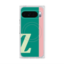 プレミアムスクエアケース with Pixelsnap［ オリジナル - initial color line - Z green ］