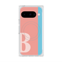 プレミアムスクエアケース with Pixelsnap［ オリジナル - initial color line - B pink ］