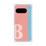 プレミアムスクエアケース with Pixelsnap［ オリジナル - initial color line - B pink ］