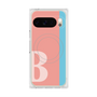 プレミアムスクエアケース with Pixelsnap［ オリジナル - initial color line - B pink ］