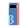 プレミアムスクエアケース with Pixelsnap［ オリジナル - initial color line - B blue ］