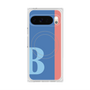 プレミアムスクエアケース with Pixelsnap［ オリジナル - initial color line - B blue ］