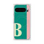 プレミアムスクエアケース with Pixelsnap［ オリジナル - initial color line - B green ］