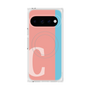 プレミアムスクエアケース with Pixelsnap［ オリジナル - initial color line - C pink ］