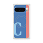 プレミアムスクエアケース with Pixelsnap［ オリジナル - initial color line - C blue ］