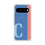 プレミアムスクエアケース with Pixelsnap［ オリジナル - initial color line - C blue ］