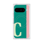 プレミアムスクエアケース with Pixelsnap［ オリジナル - initial color line - C green ］