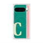 プレミアムスクエアケース with Pixelsnap［ オリジナル - initial color line - C green ］
