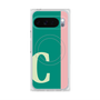 プレミアムスクエアケース with Pixelsnap［ オリジナル - initial color line - C green ］