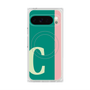プレミアムスクエアケース with Pixelsnap［ オリジナル - initial color line - C green ］