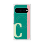 プレミアムスクエアケース with Pixelsnap［ オリジナル - initial color line - C green ］