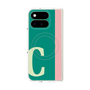 プレミアムスクエアケース with Pixelsnap［ オリジナル - initial color line - C green ］