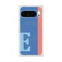 プレミアムスクエアケース with Pixelsnap［ オリジナル - initial color line - E blue ］