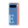 プレミアムスクエアケース with Pixelsnap［ オリジナル - initial color line - E blue ］