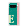 プレミアムスクエアケース with Pixelsnap［ オリジナル - initial color line - E green ］