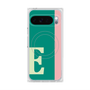 プレミアムスクエアケース with Pixelsnap［ オリジナル - initial color line - E green ］