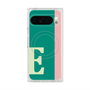 プレミアムスクエアケース with Pixelsnap［ オリジナル - initial color line - E green ］