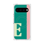 プレミアムスクエアケース with Pixelsnap［ オリジナル - initial color line - E green ］