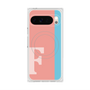 プレミアムスクエアケース with Pixelsnap［ オリジナル - initial color line - F pink ］