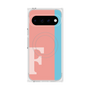 プレミアムスクエアケース with Pixelsnap［ オリジナル - initial color line - F pink ］