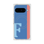 プレミアムスクエアケース with Pixelsnap［ オリジナル - initial color line - F blue ］