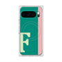 プレミアムスクエアケース with Pixelsnap［ オリジナル - initial color line - F green ］