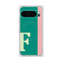 プレミアムスクエアケース with Pixelsnap［ オリジナル - initial color line - F green ］