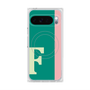 プレミアムスクエアケース with Pixelsnap［ オリジナル - initial color line - F green ］