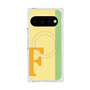 プレミアムスクエアケース with Pixelsnap［ オリジナル - initial color line - F yellow ］
