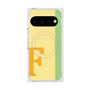 プレミアムスクエアケース with Pixelsnap［ オリジナル - initial color line - F yellow ］